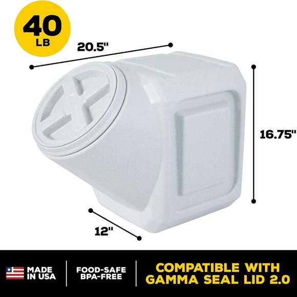 Airtight Vittles Vault Stackable Dog Food Container - Preserve Freshness, 40 lbs - Picture 4 of 8